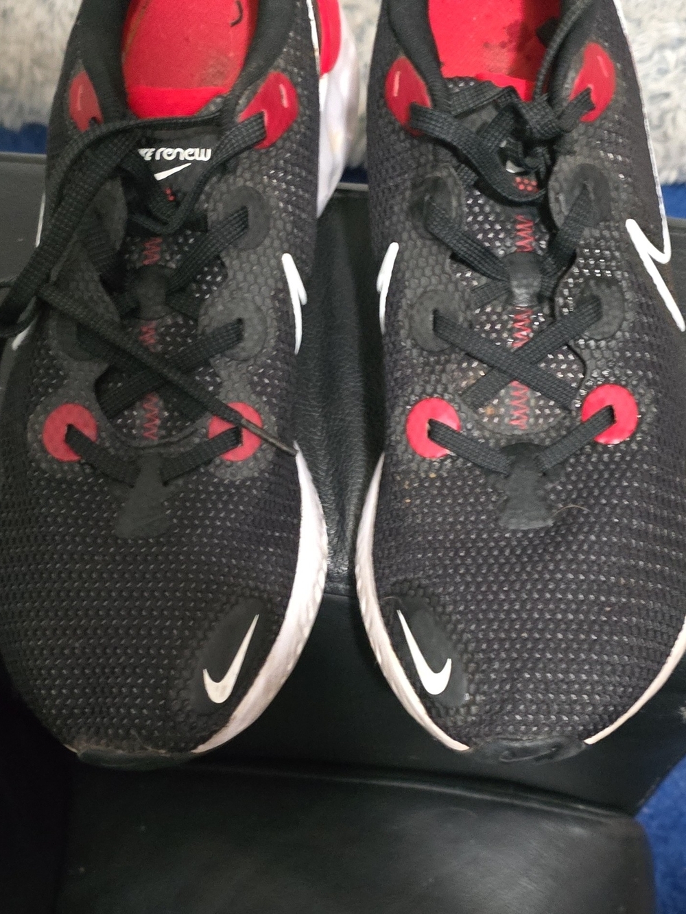 Nike Black and Red Men’s Athletic Running Shoes